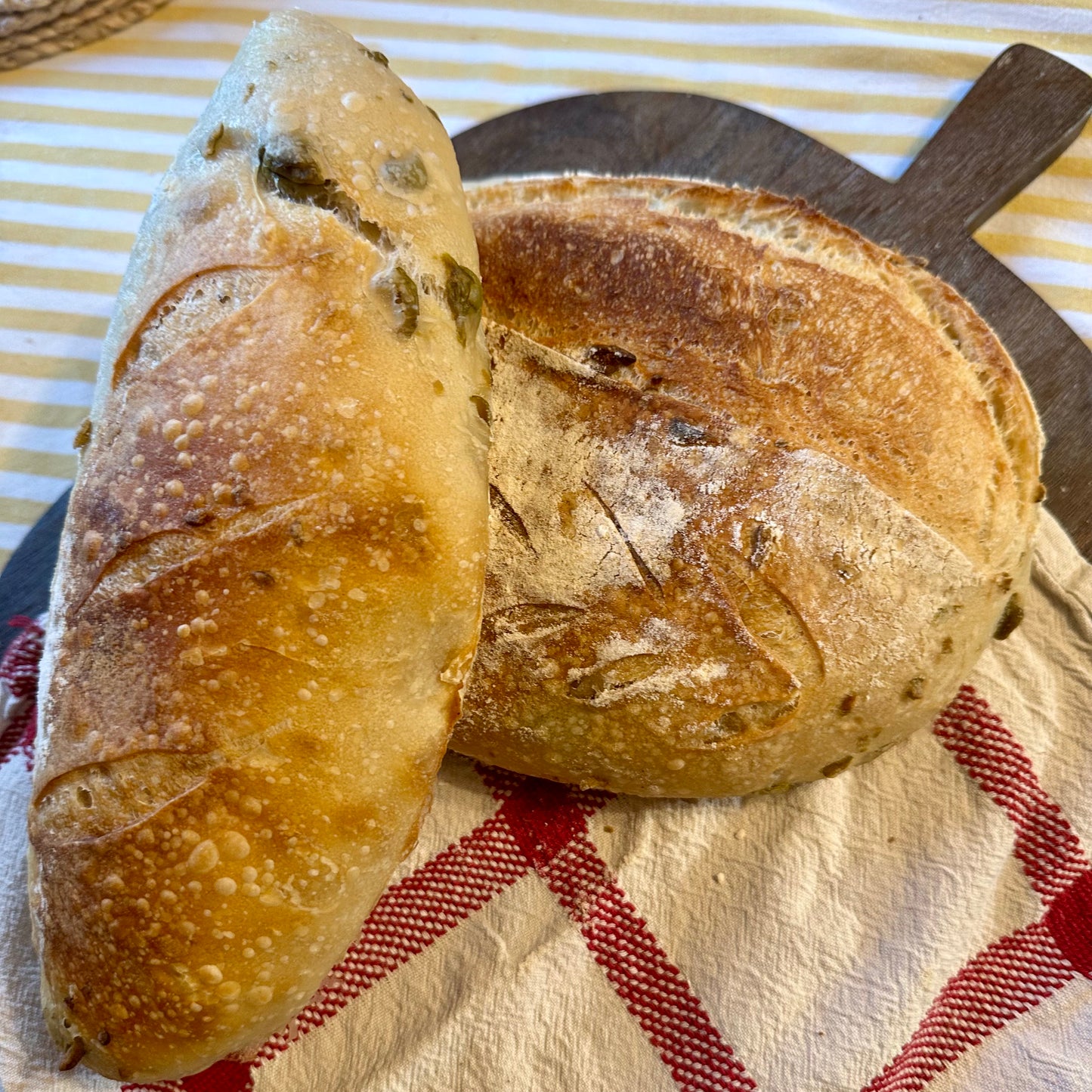 Olive sourdough loaf