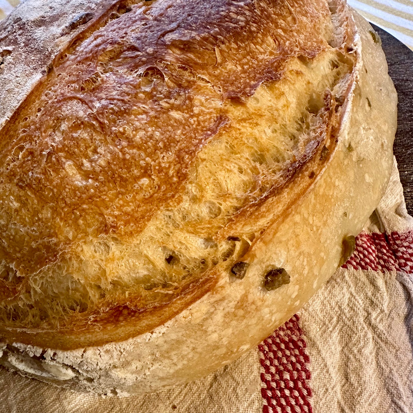 Olive sourdough loaf